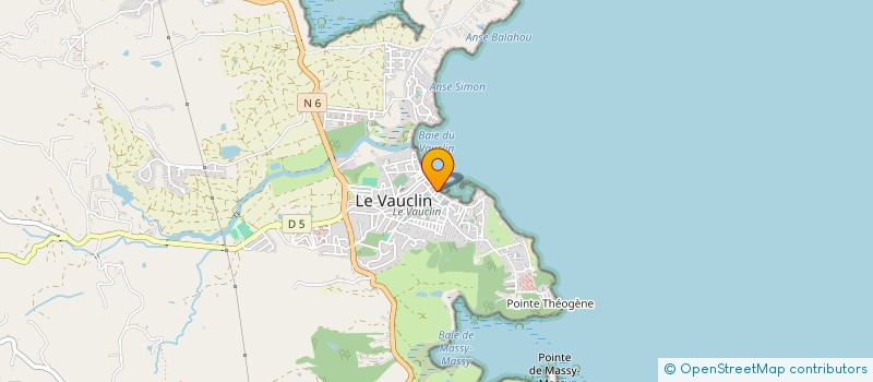 localisation de l'entreprise LE MARSIEN à LE VAUCLIN