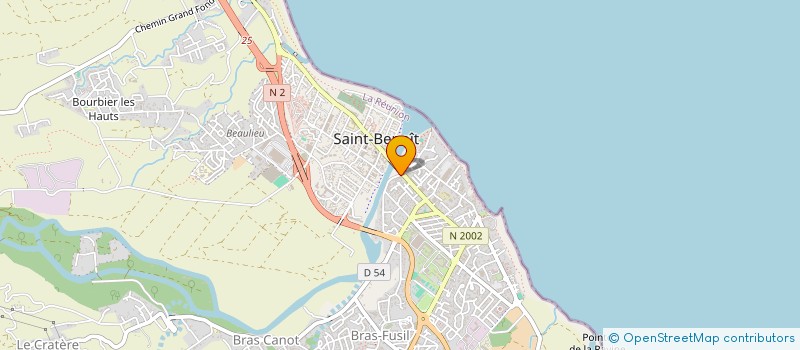 localisation de l'entreprise LE MARSOUIN à SAINT-BENOIT