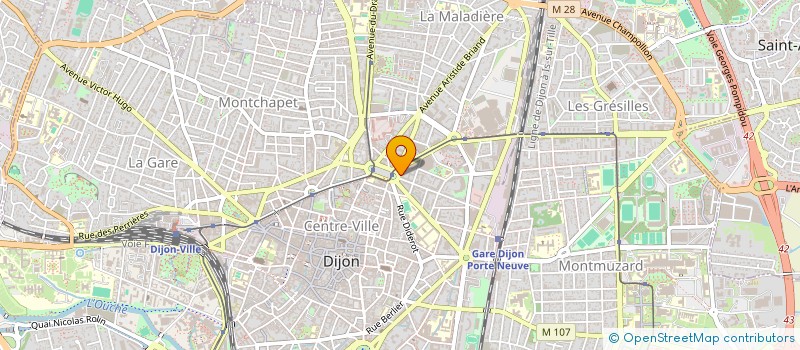 localisation de l'entreprise LE MARTA  DIJON