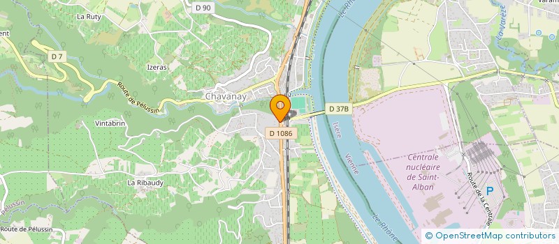 localisation de l'entreprise LE MARTAGON  CHAVANAY