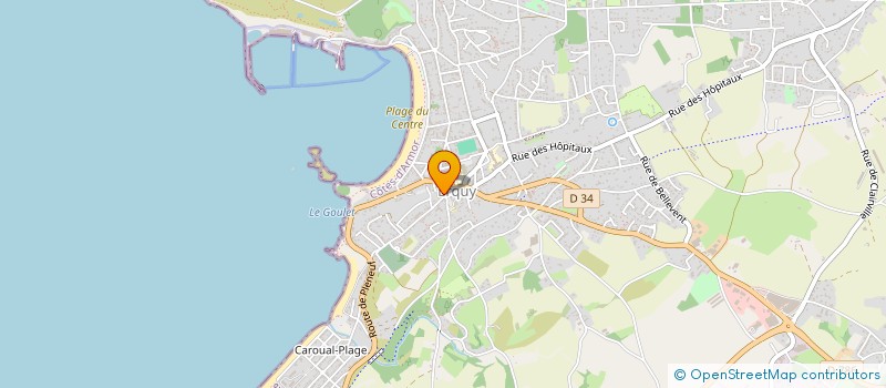 localisation de l'entreprise LE MARTIN PECHEUR  ERQUY