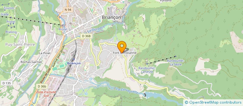 localisation de l'entreprise LE MARTOURET à BRIANCON