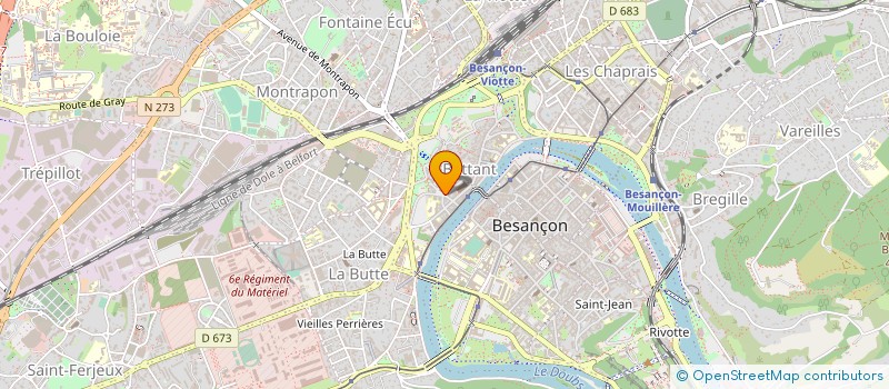localisation de l'entreprise LE MARULAZ à BESANCON