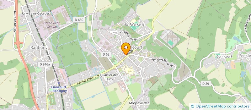 localisation de l'entreprise LE MARYLAND à LIANCOURT