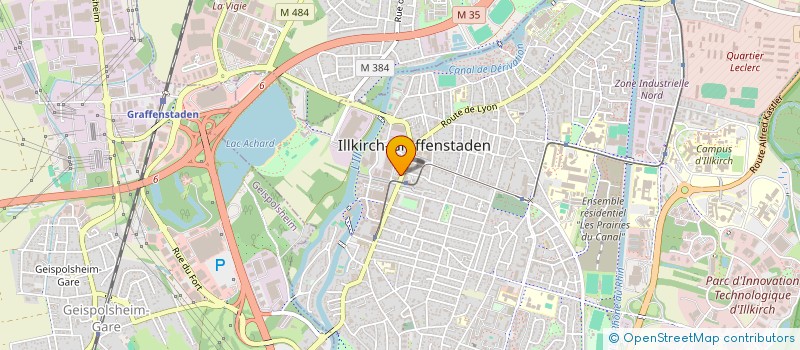 localisation de l'entreprise LE MARYLAND  ILLKIRCH-GRAFFENSTADEN