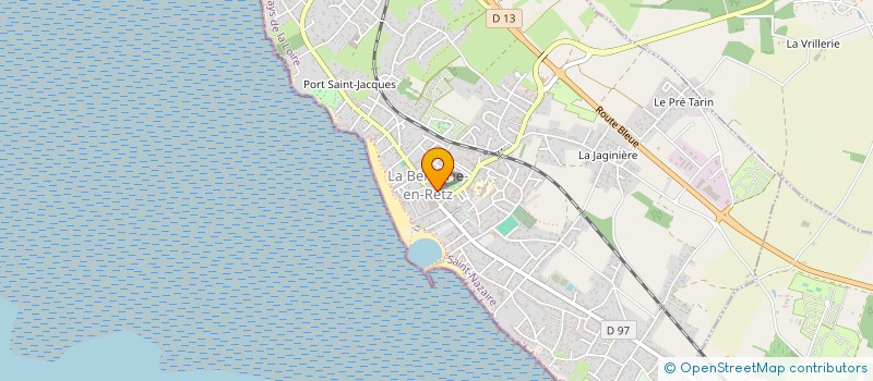 localisation de l'entreprise LE MARYLOU  LA BERNERIE-EN-RETZ