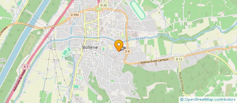 localisation de l'entreprise LE MAS 269 DES JARDINS  BOLLENE