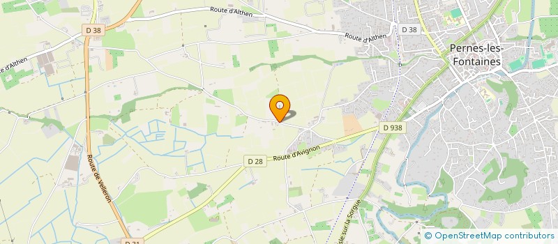 localisation de l'entreprise LE MAS  PERNES-LES-FONTAINES