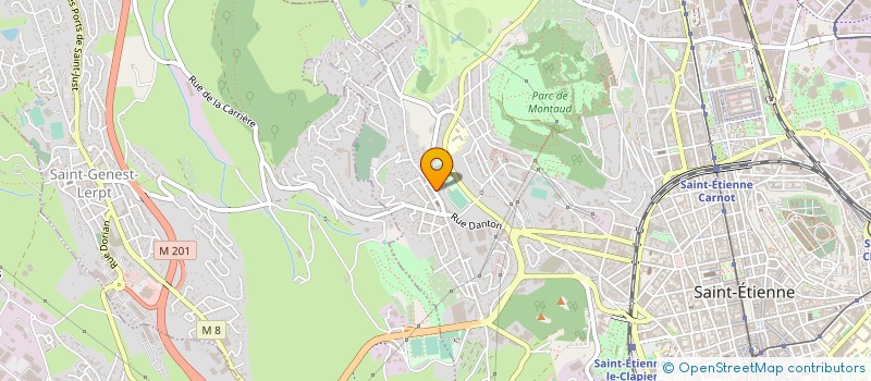 localisation de l'entreprise LE MAS  SAINT-ETIENNE