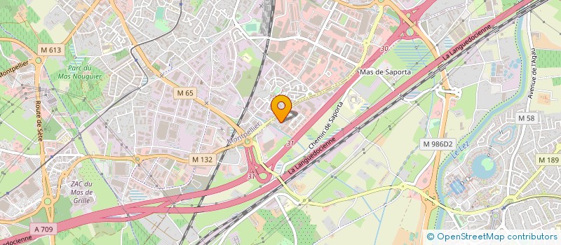 localisation de l'entreprise LE MAS à LATTES