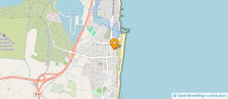 localisation de l'entreprise LE MAS  LE BARCARES