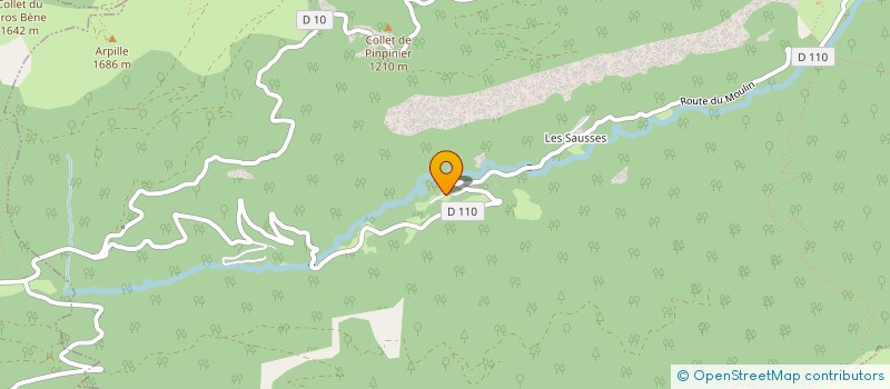 localisation de l'entreprise LE MAS  LE MAS