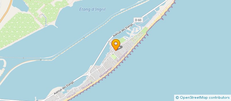 localisation de l'entreprise LE MAS ALLOIN à FRONTIGNAN