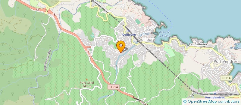 localisation de l'entreprise LE MAS ARDO  COLLIOURE