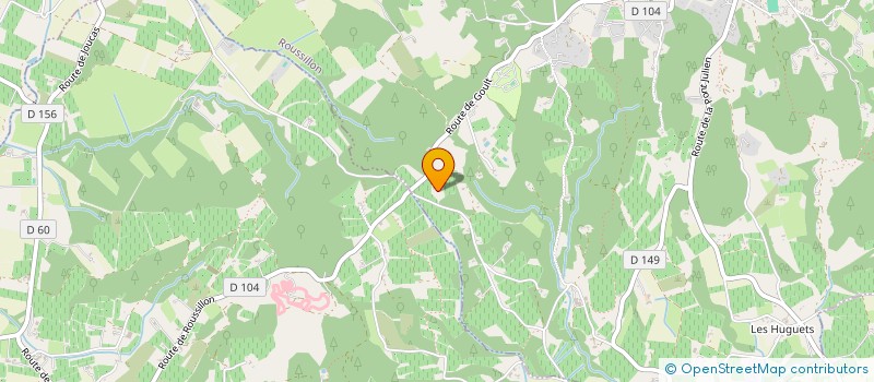 localisation de l'entreprise LE MAS AUX CEDRES  LIOUX