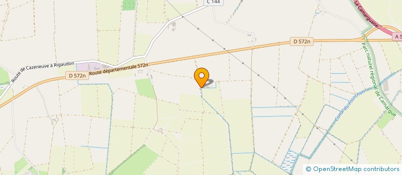 localisation de l'entreprise LE MAS BAUDRAN  ARLES