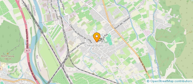 localisation de l'entreprise LE MAS BLANC  CHEVAL-BLANC