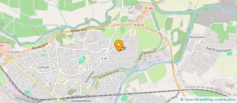 localisation de l'entreprise LE MAS CAIET à CARCASSONNE