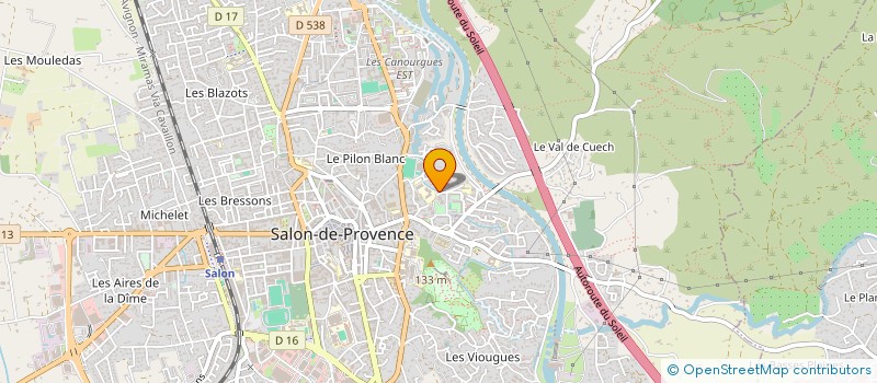 localisation de l'entreprise LE MAS COULEUR DE L'INSTANT  SALON-DE-PROVENCE