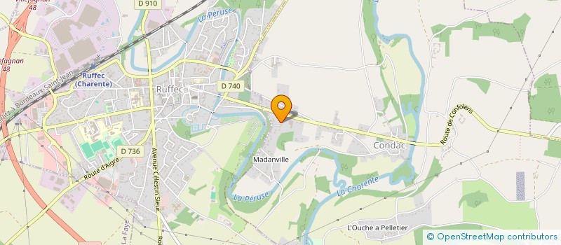 localisation de l'entreprise LE MAS D'ANVILLE à CONDAC