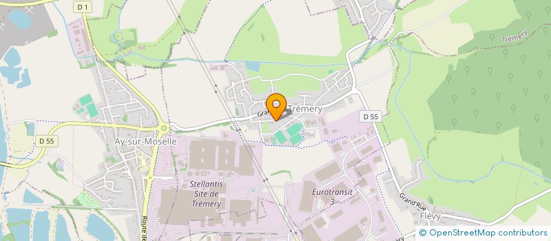 localisation de l'entreprise LE MAS D'ASOR  TREMERY