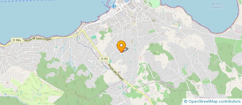 localisation de l'entreprise LE MAS D'AUGUSTE à SAINT-TROPEZ