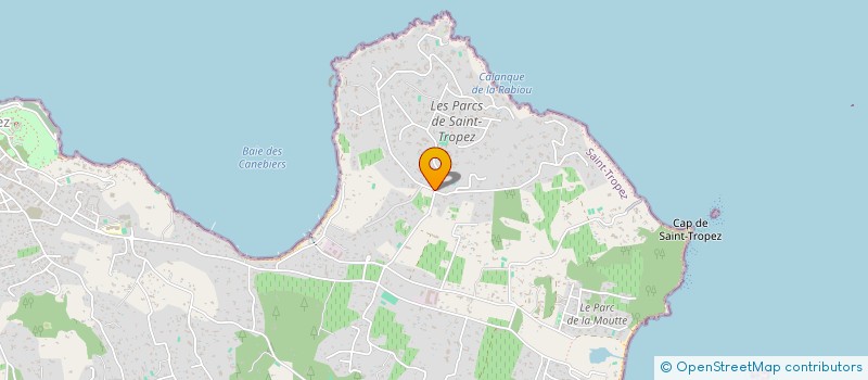 localisation de l'entreprise LE MAS D'ESTELLE à SAINT-TROPEZ
