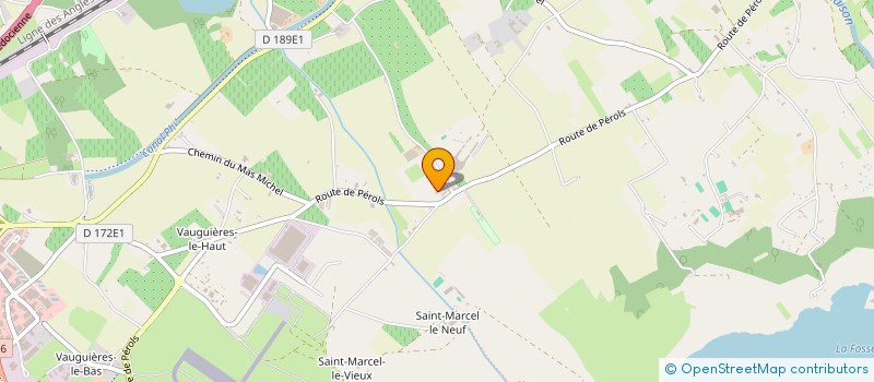 localisation de l'entreprise LE MAS D'U-LYS  MAUGUIO