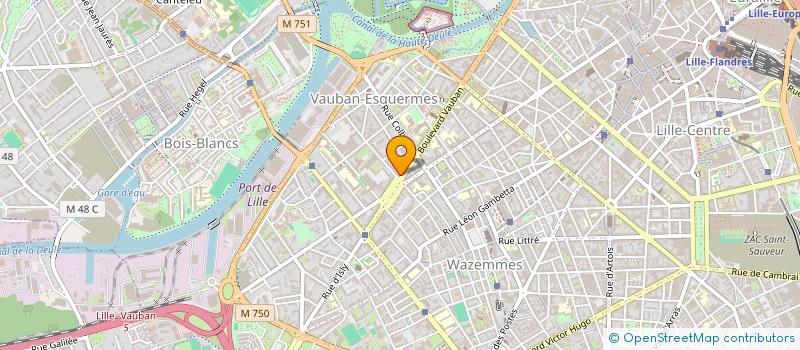 localisation de l'entreprise LE MAS D'YEUSE à LILLE