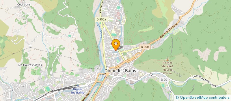 localisation de l'entreprise LE MAS DE CANREDOUNET à DIGNE-LES-BAINS