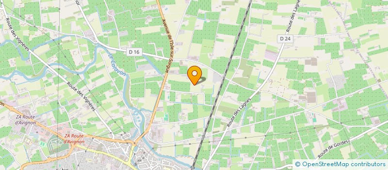 localisation de l'entreprise LE MAS DE CLOVIS  CAVAILLON