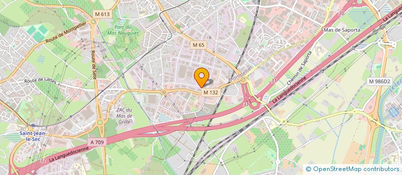 localisation de l'entreprise LE MAS DE GALLARGUES à MONTPELLIER