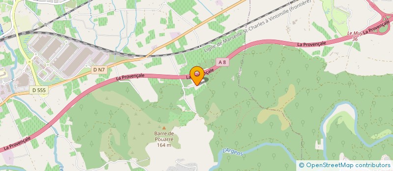 localisation de l'entreprise LE MAS DE GASTON  LES ARCS