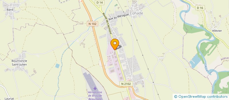 localisation de l'entreprise LE MAS DE L'ARMANDINE  COHADE
