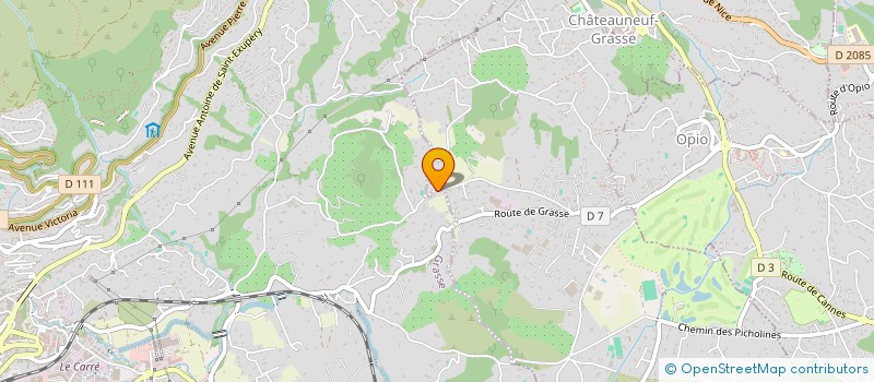 localisation de l'entreprise LE MAS DE L' ASPE  GRASSE