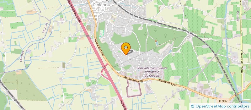 localisation de l'entreprise LE MAS DE L'ETANG  ORANGE