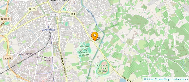 localisation de l'entreprise LE MAS DE L'ISLE  CARPENTRAS