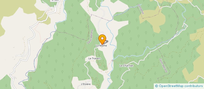 localisation de l'entreprise LE MAS DE LA ROSERAIE  ROSIERES