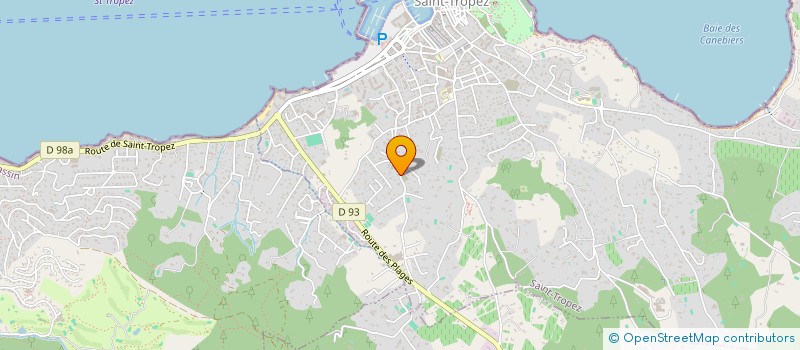 localisation de l'entreprise LE MAS DE LA TOUR à SAINT-TROPEZ