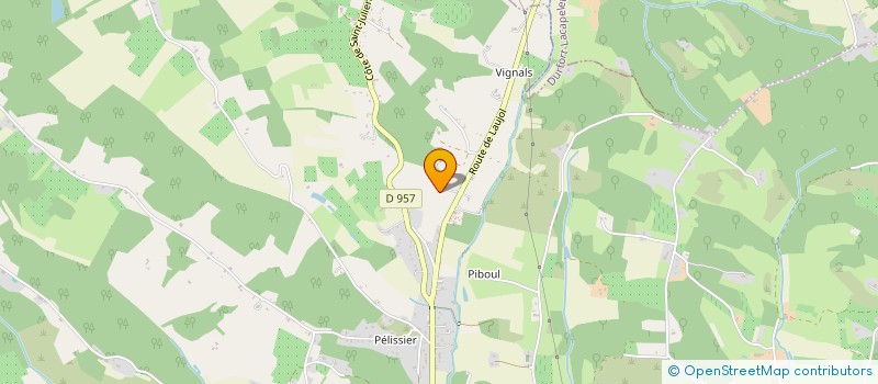 localisation de l'entreprise LE MAS DE LAUJOL  MOISSAC