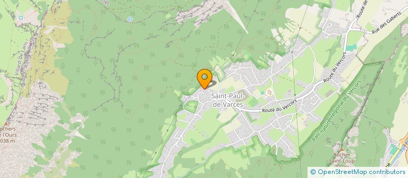 localisation de l'entreprise LE MAS DE LOLA  SAINT-PAUL-DE-VARCES