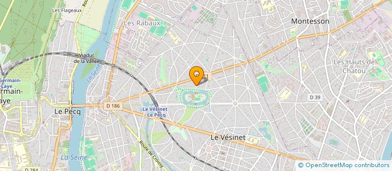 localisation de l'entreprise LE MAS DE PIERRE  LE VESINET