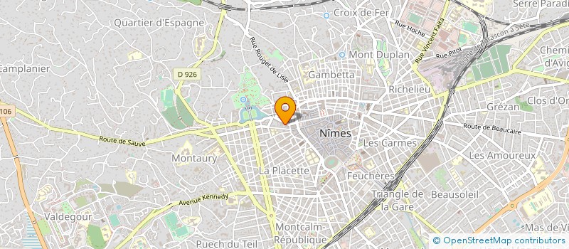 localisation de l'entreprise LE MAS DE ROMAN à NIMES