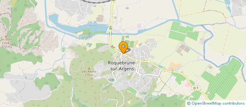localisation de l'entreprise LE MAS DE ROSE à ROQUEBRUNE-SUR-ARGENS