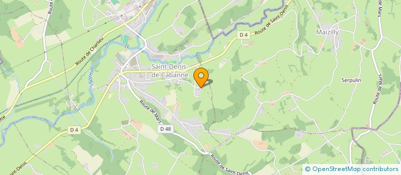 localisation de l'entreprise LE MAS DE SI  SAINT-DENIS-DE-CABANNE