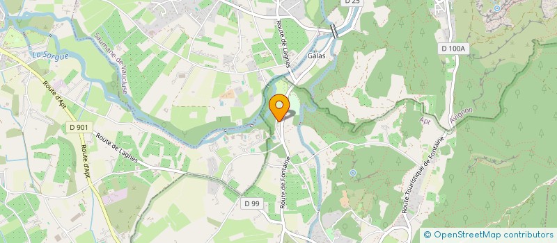 localisation de l'entreprise LE MAS DE TAMAR  LAGNES