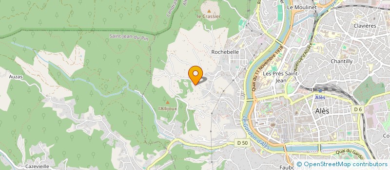 localisation de l'entreprise LE MAS DE TREPELOUP  ALES