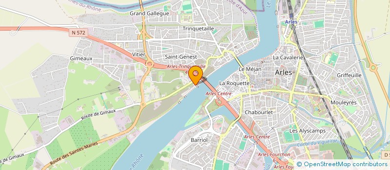 localisation de l'entreprise LE MAS DE VILLEVIEILLE à ARLES