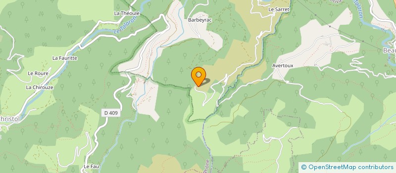 localisation de l'entreprise LE MAS DES 3 SOURCES  SAINT-BARTHELEMY-LE-MEIL