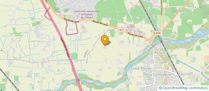 localisation de l'entreprise LE MAS DES AIGRAS  ORANGE